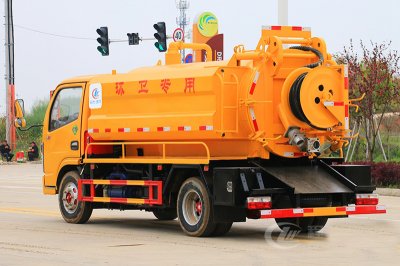 國六東風小多利卡 5方 清洗吸汙車