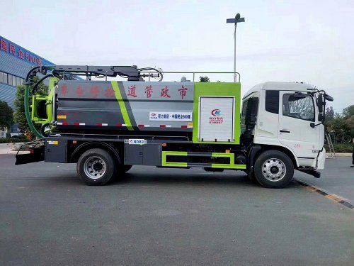 國六水4方/汙10方東風天錦 清洗吸汙車