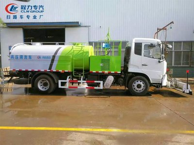 國六東風天錦路麵高壓清洗車