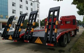 國五解放J6前四後八平板車