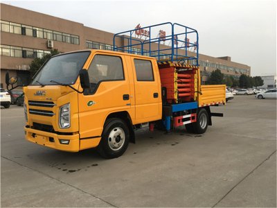 （國六）江鈴10米剪叉式升降平台高空作業車